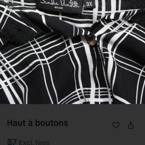 Cap Sleeve Blouse - Picture 4 of 4